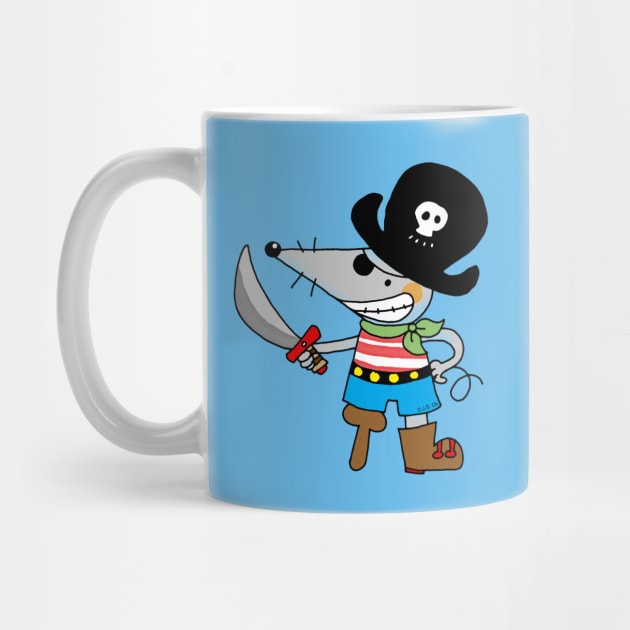 pirate mouse cartoon by cartoonygifts